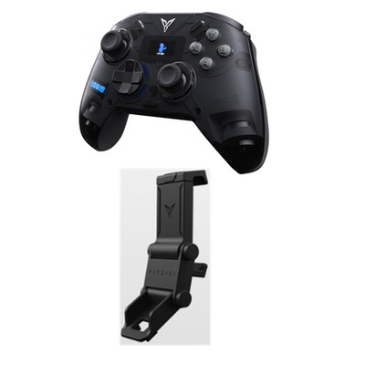 Naujas „Flydigi Apex 3 Wireless Elite“ žaidimų valdiklio priverstinio grįžtamojo ryšio paleidiklis, skirtas jungikliui / kompiuteriui / „iOS“ / „Android“, visas LED ekranas, 6 ašių giroskopas