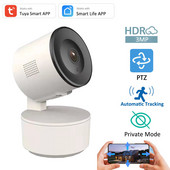 Tuya Smart WiFi 3MP IP kamera 1080P apsauga, automatinis sekimas judesių aptikimas balso domofonas, vidinis kūdikių monitorius Onvif