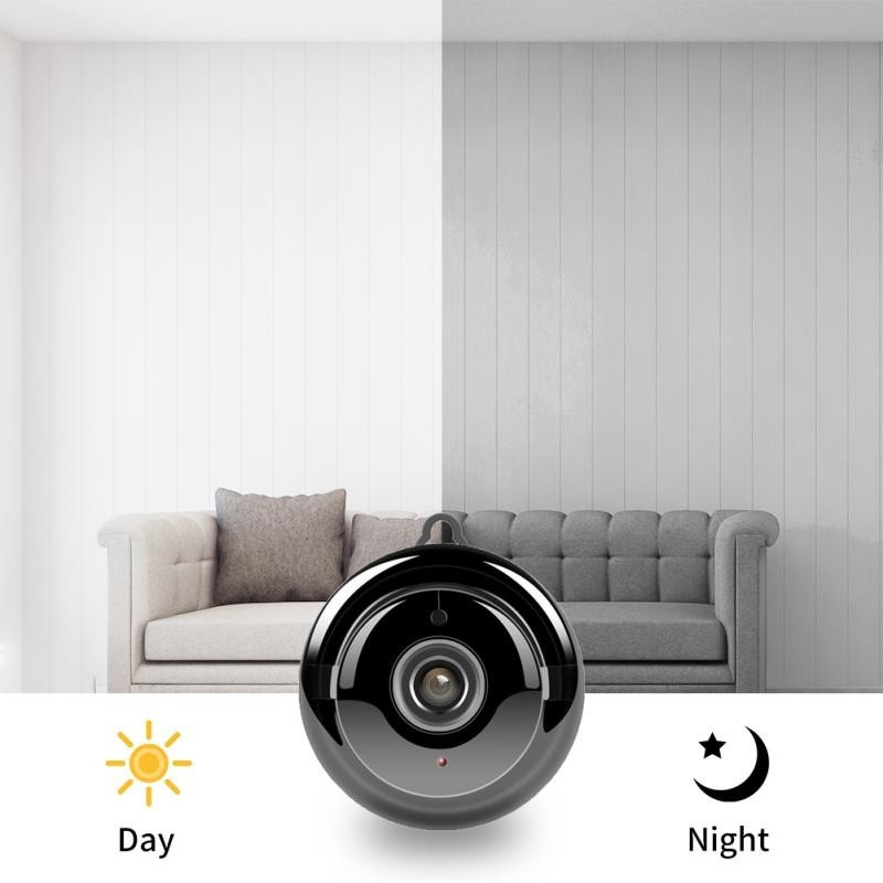 HD 1080P Mini Wifi IP kamera Bezvadu iekštelpu kamera Naktsredzes divvirzienu audio kustības noteikšanas Baby Monitor PK V380 kamera