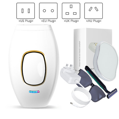 [ZS] Bikinis Body IPL 500 000 Flashes Lazerinis plaukų šalinimo įrankis, neskausmingas namų naudojimui, epiliatorius moterims, nuolatinis depiliatorius.