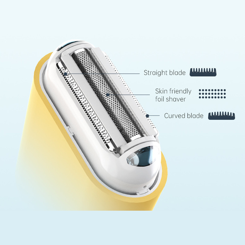 Profesionalus neskausmingas plaukų šalinimas privačių dalių epiliatorius Įkraunamas moteriškas kūno veido kojų bikinio elektrinis skustuvas plaukų šalinimas