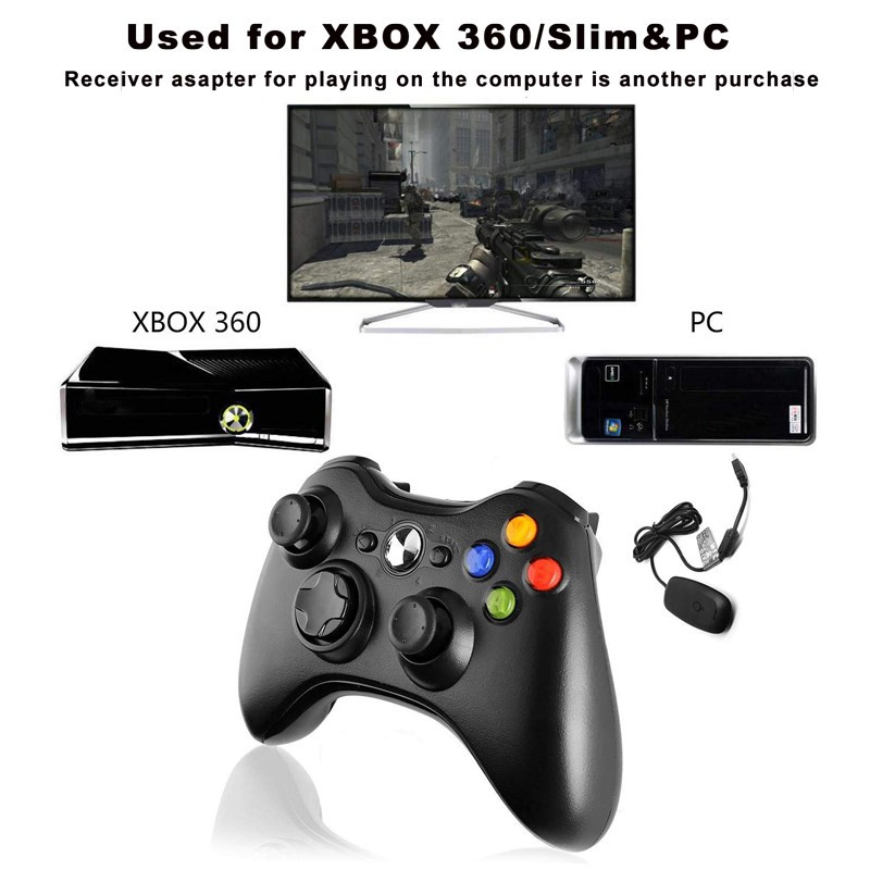 Controler Bluetooth suport wireless sau cu fir pentru Xbox 360 Gamepad Joystick pentru X box 360 Jogos Controle Win7/8/10 PC Joypad