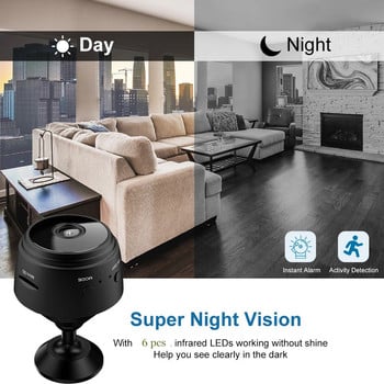 MINI Camera A9 Video Night Security Surveillance HD 1080p Ασύρματη κάμερα WIFI Για έξυπνη οικιακή webcam Για Android iOS Κάμερα IP