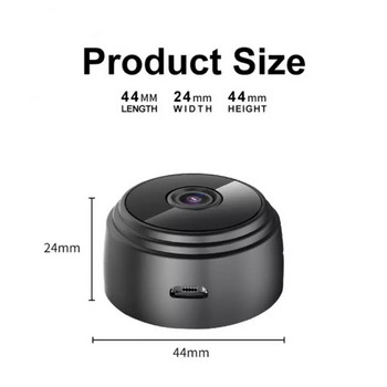 MINI камера A9 Видео нощно охранително наблюдение HD 1080p Безжична WIFI камера За интелигентен дом уеб камера За Android iOS IP камера