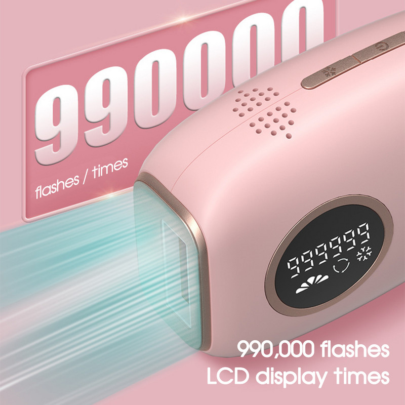 [ZS] 990000 Profesionalus ledo užšalimo taškas, nuolatinis IPL plaukų šalinimo lazeriu įrankiai, moteriškas bikini elektrinis blykstės epiliatorius