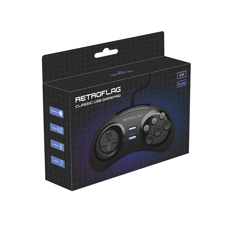 Retroflag Klasični retro USB kontroler Žičani gamepad kontroler za igre za Raspberry Pi Windows PC Switch
