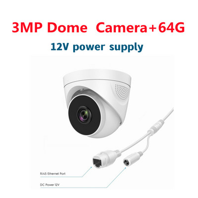 XM H.265 3MP 2K IP kamera PoE unutarnja dome sigurnosna kamera Dvosmjerni audio AI Smart detekcija pokreta Alarm P2P podrška Micro SD