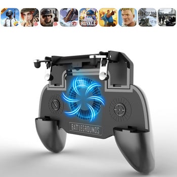 Pubg Game Gamepad за мобилен телефон Game Controller l1r1 Shooter Trigger Fire Button за IPhone For Free Fire