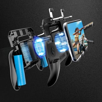 Pubg Game Gamepad за мобилен телефон Game Controller l1r1 Shooter Trigger Fire Button за IPhone For Free Fire