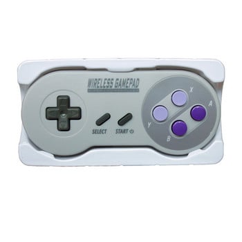 1 бр. 2,4 GHz безжичен геймпад контролер за Super Nintendo NES и SNES classic mini безжична конзола контролер джойстик игри