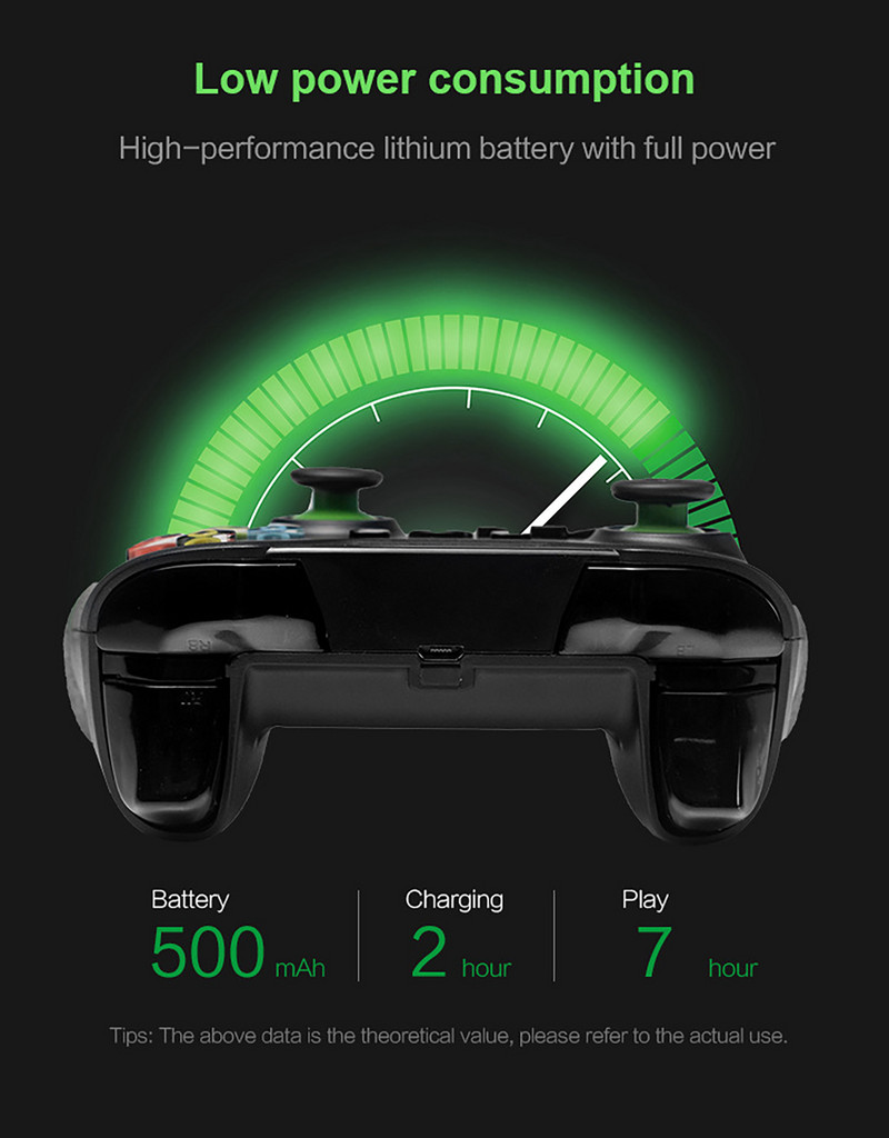 Naujas 2,4 GHz belaidis valdiklis, skirtas Xbox One SX konsolės priedai, kompiuterio vairasvirtė, skirta PS3 žaidimų pulto valdymui, skirta „Android“ telefonui / „Steam“