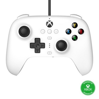 8BitDo - Ultimate Wired Controller Λευκό μαύρο ροζ χειριστήριο για κονσόλες παιχνιδιών Xbox Series SX Xbox One Windows 10, 11