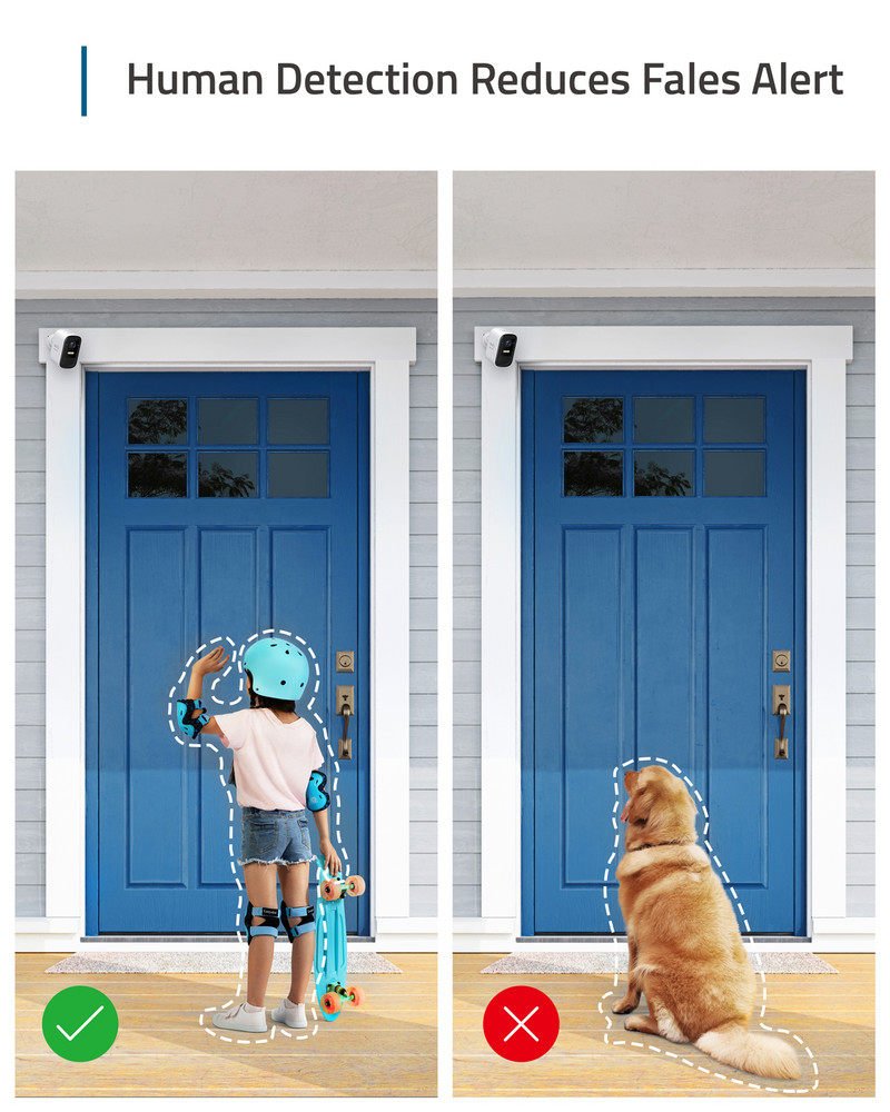 eufy Sigurnost eufyCam 2C Pro Bežični kućni sigurnosni sustav 2K Rezolucija 180-dnevno trajanje baterije Bez mjesečne naknade Noćni vid EU&UK