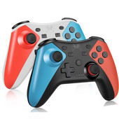 Žaidimų pulto palaikymas „Bluetooth Dual Vibration Joystick“ suderinamas „Nintendo Switch Pro“ / „Oled 6 Axis-Gyros“ belaidis valdiklis telefonui