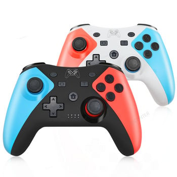 Υποστήριξη Gamepad Bluetooth Dual Vibration Joystick Συμβατό Nintendo Switch Pro/Oled 6 Axis-gyros Wireless Controller για τηλέφωνο