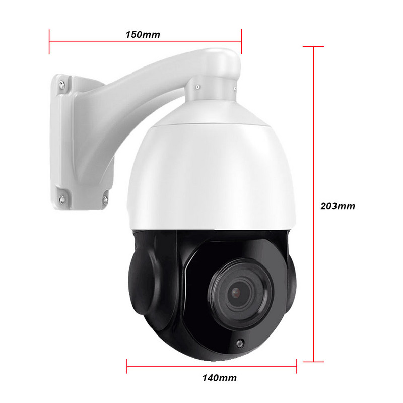 8MP 4K PTZ Zoom 30x Focalizare automată Cameră PTZ Speed Dome pentru exterior POE H.265 Supraveghere CCTV AI Cameră de urmărire Compatibilă Hikvision