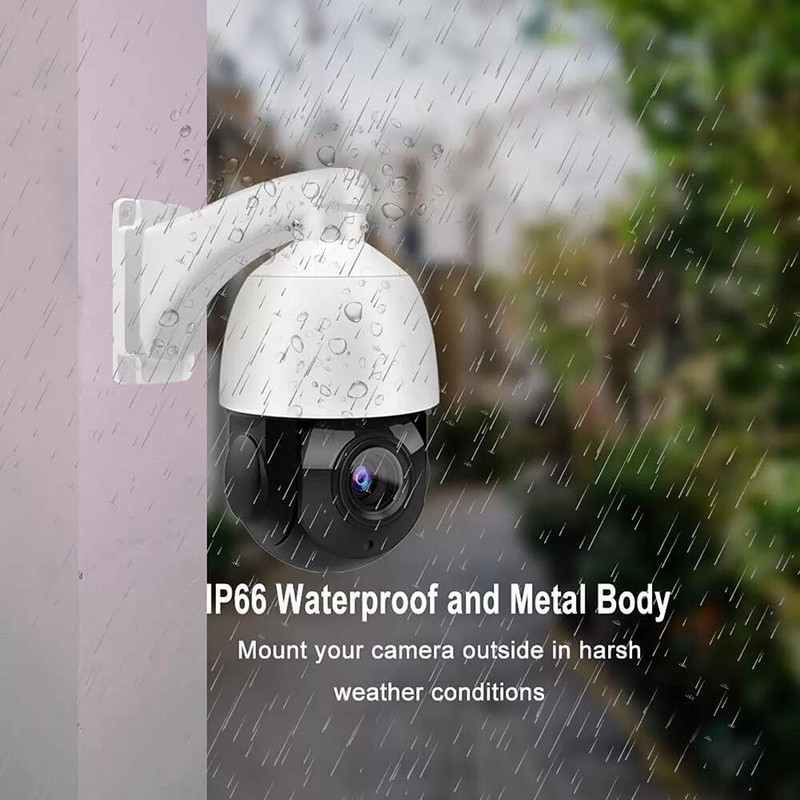 8MP 4K PTZ Zoom 30x Focalizare automată Cameră PTZ Speed Dome pentru exterior POE H.265 Supraveghere CCTV AI Cameră de urmărire Compatibilă Hikvision