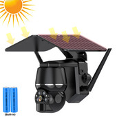 Belaidis belaidis WiFi 4G fotoaparatas, įkraunamas saulės baterijos, maitinamas išmaniųjų namų lauko saugumo apsauga CCTV stebėjimo IP kamera