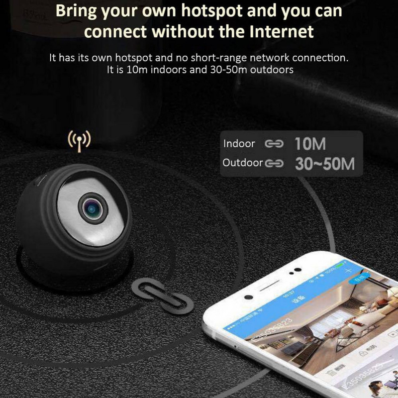 Tuya A9 1080P Mini IP kamera Smart Life APP WIFI Sigurnost Kućna kuća Dadilja Video nadzor CCTV Indoor Wireless Night Vision