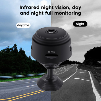 A9 Smart Mini Wifi камера HD 1080P IP камера за нощно виждане Защита на домашната сигурност Дистанционно безжично наблюдение Интелигентна домашна камера