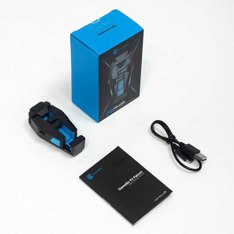 GameSir F4 Falcon Mobile Game Controller PUBG Gamepad Joystick Triggers mygtukas, skirtas iPhone iOS Android telefono Call of Duty