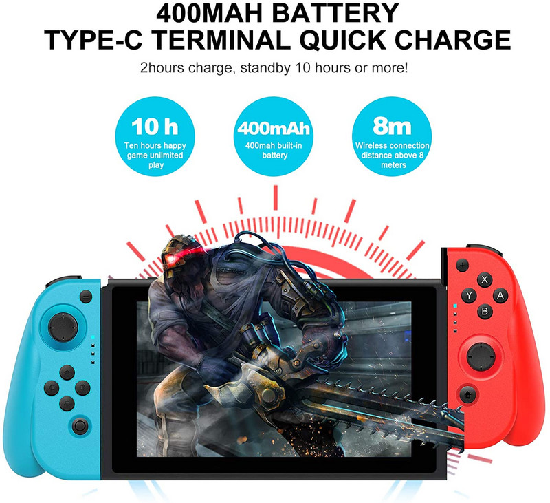 Game Switch bežični kontroler Bluetooth joystick Gamepad za Nintend Switch NS /Lite/OLED ručka ručka ručka kontrolera
