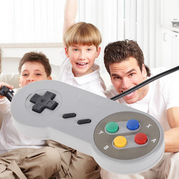 2 τεμ. USB Controller Gamepad Super Game Controller SNES USB Classic Gamepad Game Joystick για Raspberry Pi για PC Παιχνίδια MAC