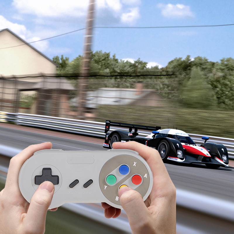 2 vnt USB valdiklio žaidimų pultelis Super žaidimų valdiklis SNES USB klasikinis žaidimų pulto žaidimų vairasvirtė, skirta Raspberry Pi, skirta kompiuteriniams MAC žaidimams