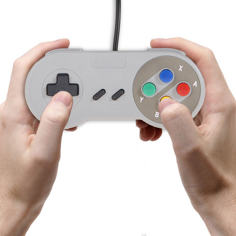 2 vnt USB valdiklio žaidimų pultelis Super žaidimų valdiklis SNES USB klasikinis žaidimų pulto žaidimų vairasvirtė, skirta Raspberry Pi, skirta kompiuteriniams MAC žaidimams
