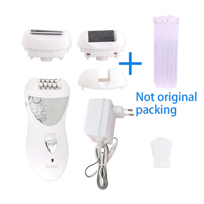 Kemei Epilator Rechargeable 3 in 1 Lady Hair Remover Shaver Electric Callus Remover Depilador Removal for Women Tool Care Tool