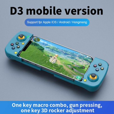 Belaidis „Bluetooth“ žaidimų valdiklis, skirtas „Genshin Saitake“ teleskopiniam žaidimų pulto vairasvirtei, skirtas „Samsung Huawei Xiaomi Android IOS iPhone“