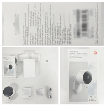 Нова външна камера Xiaomi AW200 1080p HD цветна нощно виждане Водоустойчива охранителна камера за наблюдение работи с Mijia/Google/Alexa