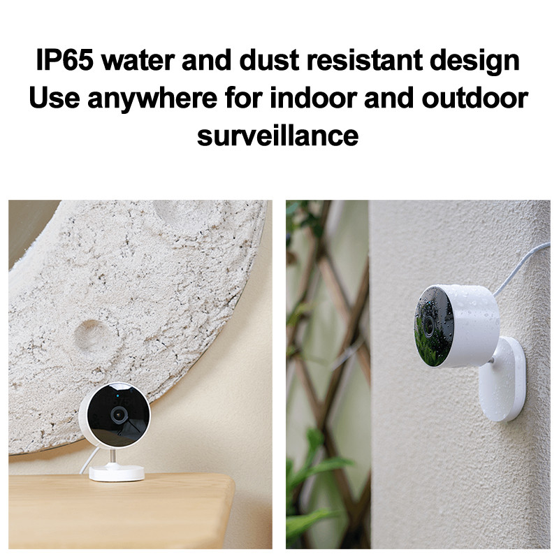 Noua Cameră de exterior Xiaomi AW200 1080p HD Color Viziune nocturnă Camera de supraveghere de securitate rezistentă la apă Funcționează cu Mijia/Google/Alexa