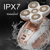 USB įkraunamas nešiojamas penkių ašmenų elektrinis epiliatorius moterims neskausmingam plaukų šalinimui veido kūno, kojų rankų depiliatorius, saugus 20#39