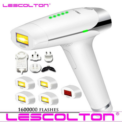 Lescolton IPL Lazerinis epiliatorius moterims 7in1 6in1 5in1 4in1 Galima pasirinkti plaukų šalinimo prietaisą Nuolatinis elektrinis depiliatorius lazeriu