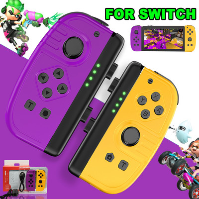 Joy Pad Gamepad pentru controler wireless Nintendo Switch, controlere de jocuri din stânga și din dreapta cu suport pentru prindere Controlul funcției de trezire