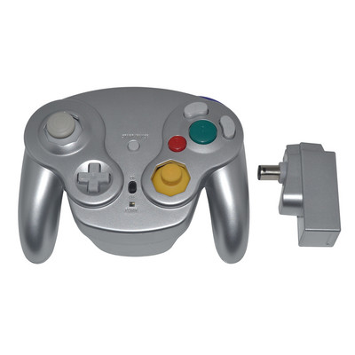 Ασύρματο χειριστήριο παιχνιδιών 2,4 GHz Joystick Gamepad με δέκτη για NGC για GameCube για wii