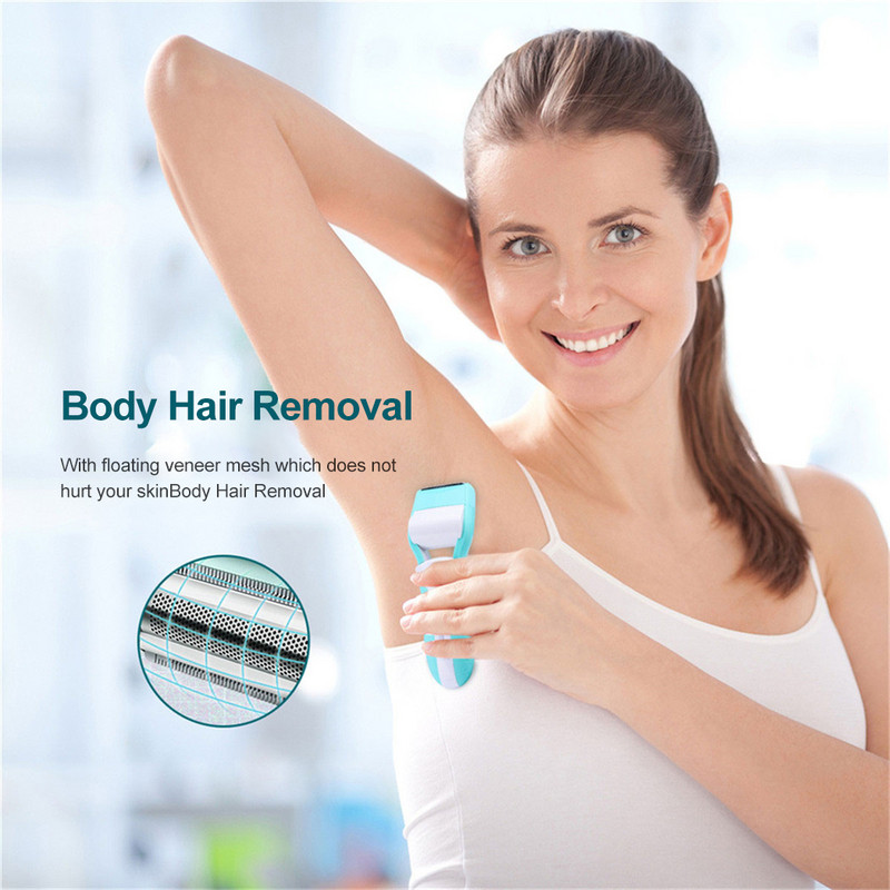 CkeyiN 3 in 1 Moteriškas elektrinis epiliatorius Profesionalus pėdų negyvos odos valiklis veido bikinio plaukelių šalinimas pedikiūro pėdų kirpimo priemonė