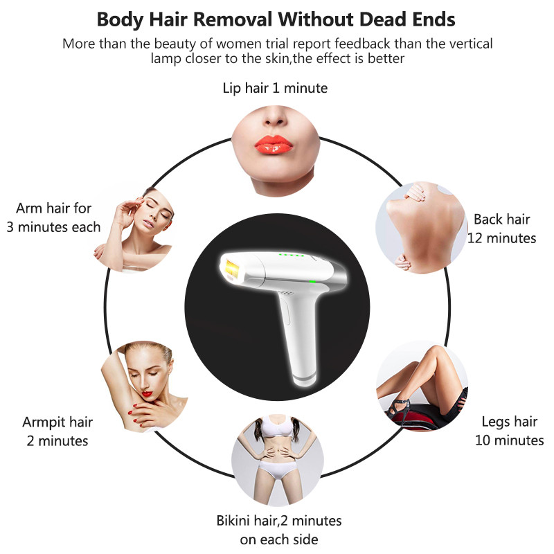 Lescolton Epilator IPL Laser Removal Permanent Bikini Trimmer Ηλεκτρική μηχανή αποτρίχωσης λέιζερ για γυναίκες