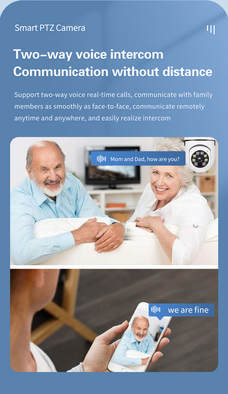PTZ IP WIFI kameros lemputė 1080P belaidė 360 laipsnių vidinė HD naktinio matymo buitinė apsaugos monitorius namų dviejų garso vaizdo kamera E27