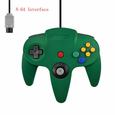 Profesionalni modni N64 kontroler Joystick Gamepad Duga žica za klasičnu Nintendo 64 konzolu Igre Gamepads Dodaci Alat