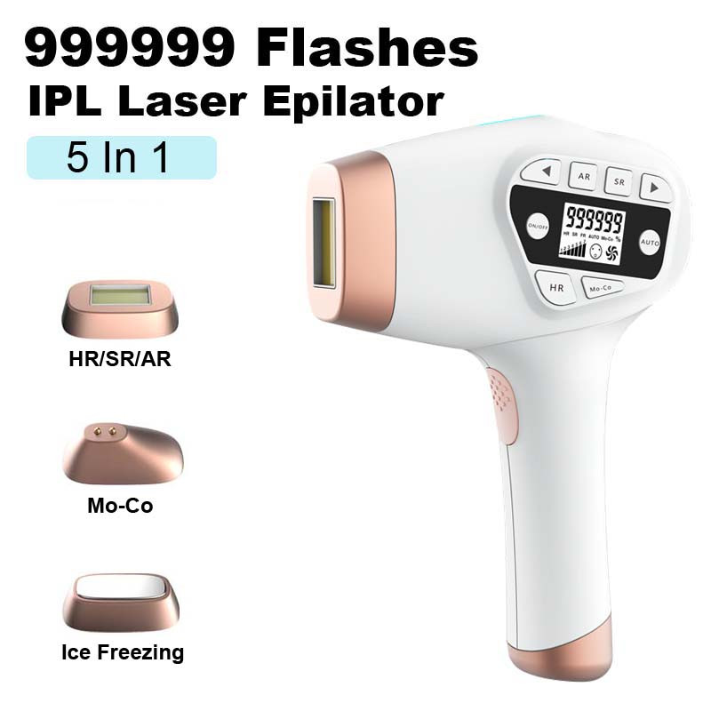 999999 Bljeskalice Ledeni laserski epilator Trajni IPL fotoepilator Lasersko uklanjanje dlačica Depiladora Bezbolni električni epilator