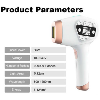 999999 Flashes IPL Permanent Epilator Device 5in1 Electirc Painless Laser Laser Depil Laser for Bikini Face Depilador Laser