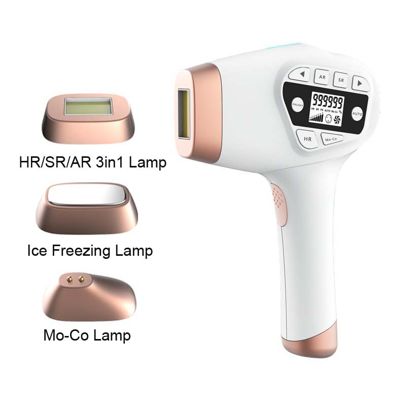 999999 Flashes IPL Permanent Epilator Device 5in1 Electirc Painless Laser Laser Depil Laser for Bikini Face Depilador Laser