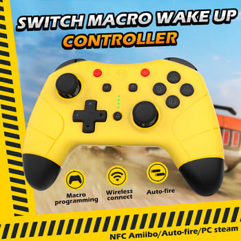 IINE Gen4 Wake Up Headset Jack Pro Controller Υποστήριξη NFC Steam Macro Programming Update Vision Συμβατό Nintendo Switch