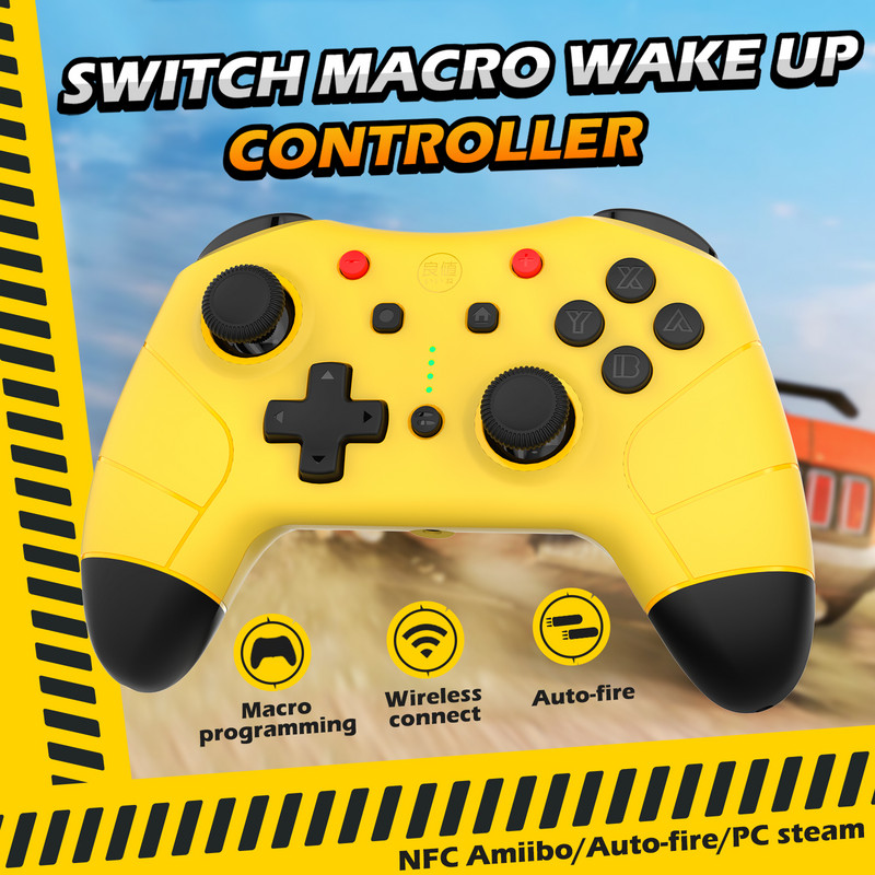 IINE Gen4 Wake Up Headset Jack Pro Kontroler Podrška NFC Steam Macro programiranje Ažuriranje Vision kompatibilan Nintendo Switch