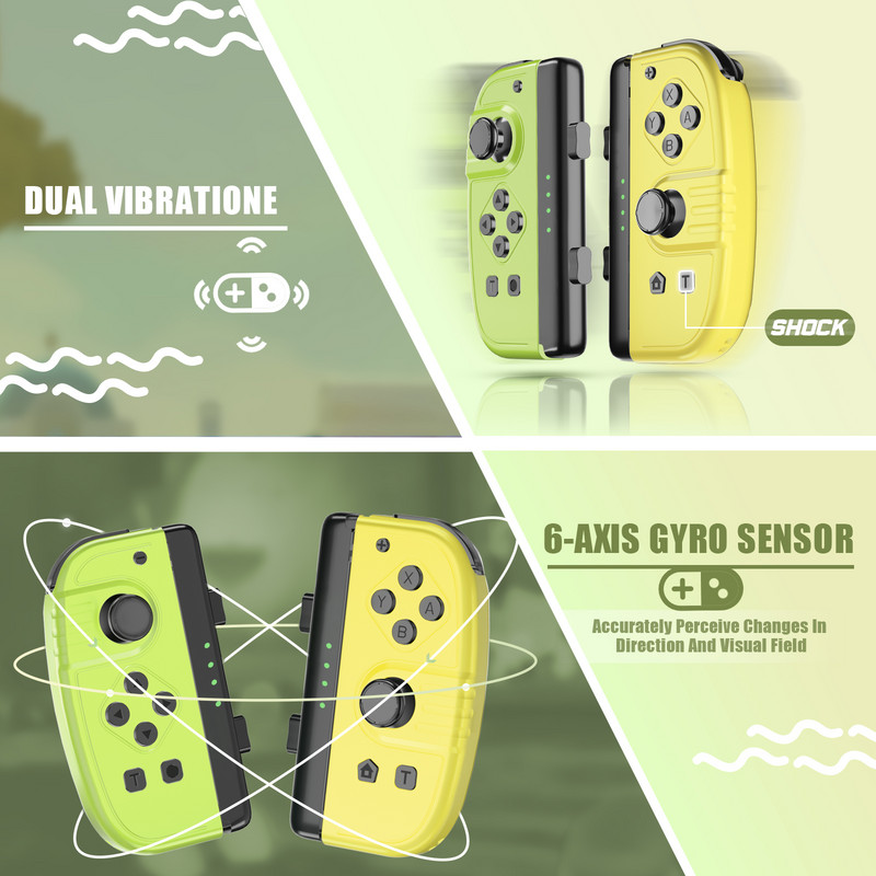 Poklon za Switch JoyPad Joysticks za Switch Joy Pad L/R bežični kontroler Gamepad za Nintendo Switch Lite/OLED kontroler