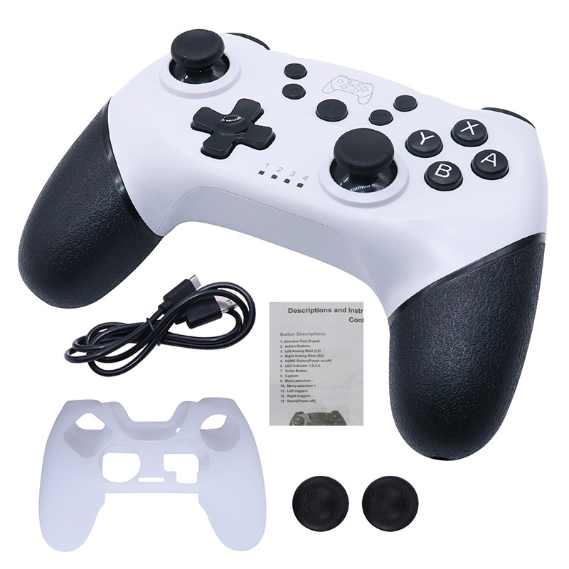 Naujas belaidis su Bluetooth suderinamas žaidimų pultelis, skirtas N-Switch NS Switch Pro konsolės valdymo žaidimų pultelis USB vairasvirtės jungiklis Pro valdiklis