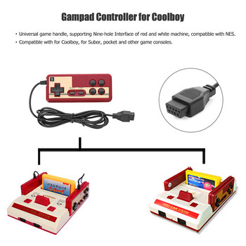 Χειριστήριο 8 Bit 9Pin Gaming Joystick Gamepad Universal Controller για Coolboy Subor NES FC Retro Joystick Control Console Game