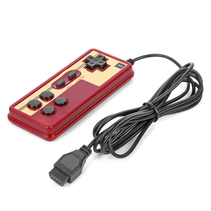8 bitų 9 kontaktų valdiklio žaidimų vairasvirtė Gamepad Universalus valdiklis, skirtas Coolboy Subor NES FC Retro žaidimų konsolės valdymo vairasvirtei